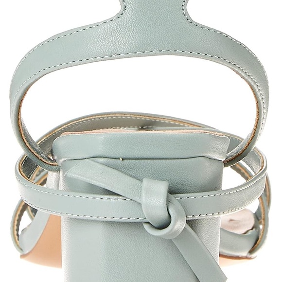 NWT ZAC Zac Posen blue gray heeled sandals - Sz 9.5 - Picture 6 of 9